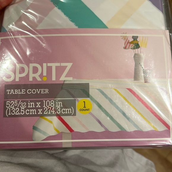 Spritz 8 pack table covers multicolor pastel - Picture 3 of 4